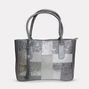 Bolso Tote Carolina Plata de Cuero