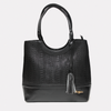 Bolso Tote Carolina Negro de Cuero