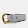 Cinturón 195 Blanco Cuero
