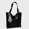 Bolso negro en cuero 1915