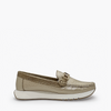 Mocasines en Cuero Genuino Doré