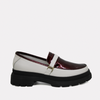 Mocasines 212 ZARA en Cuero Vino Tinto