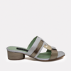Sandalia 7051 Metalizada de Cuero