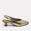 Tacones 2322 Oro de Cuero