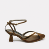 Tacones 2328 Bronce Cuero