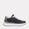 Tenis Prada 1119 Azul Navy en Cuero