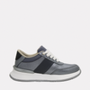Tenis Prada 1312 Gris en Cuero