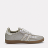 Tenis DSAMBA Plateados en Cuero