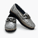 Mocasines Plata