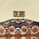 Bolso de cuero beige palermo Ferquin