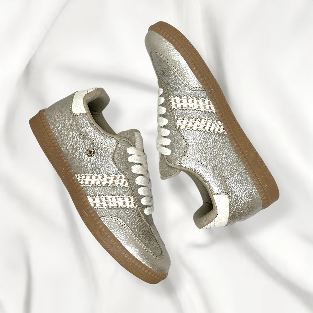 Tenis Silver Plateados