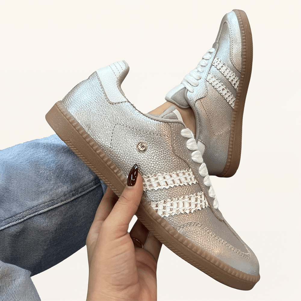Tenis Silver Plateados
