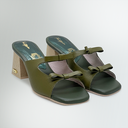 Sandalia Verde Nappa 