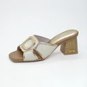 Sandalia Dorado x Talco