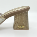 Sandalia Dorado x Talco