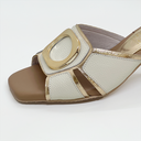Sandalia Dorado x Talco