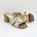 Sandalia Dorado x Talco 5