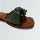 Sandalia Chocolate Verde 2