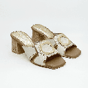 Sandalia Dorado x Talco