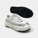 Tenis Blanco Plata