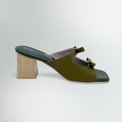 Sandalia Verde Nappa 