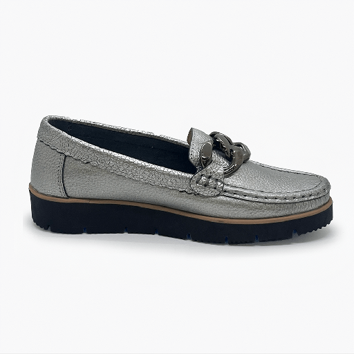 Mocasines Plata